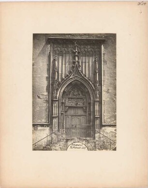 Michaelskapelle, Ochsenfurt: Portal
