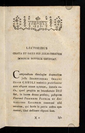 III-XII, Compendium theologiae dogmaticae jussu ...