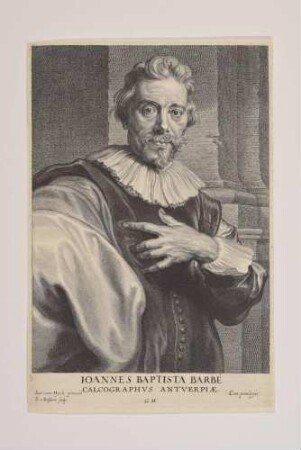Bildnis Barbé, Jean-Baptiste (1578-1649), Kupferstecher
