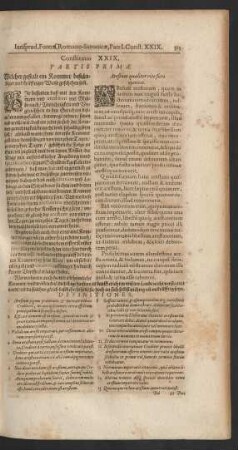 Constitutio XXIX.