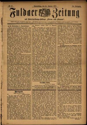 Ausgabe vom Donnerstag, den 21. Januar 1897.