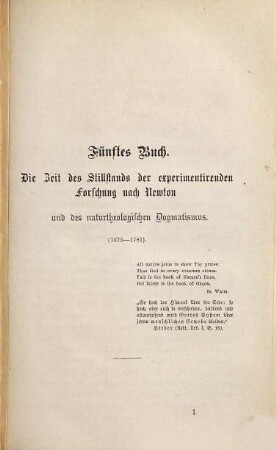 Geschichte der Beziehungen zwischen Theologie und Naturwissenschaft : mit besondrer Rücksicht auf Schöpfungsgeschichte, 2. Von Newton und Leibniz bis zur Gegenwart