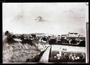 Ansicht vom Schloß und Stadt nach Norden