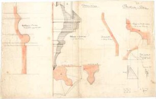 Leimbach, Karl; Palling; Pfarrkirche - Profile (Schnitte, Details)