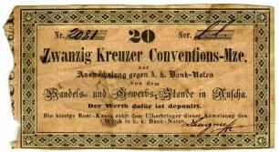 20 Kreuzer Conventions-Münze