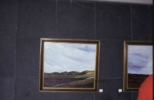 Ausstellung "Landschaften" von Lothar Hoffmann: Kreistagssitzungssaal: Foyer: Landschaftsgemälde