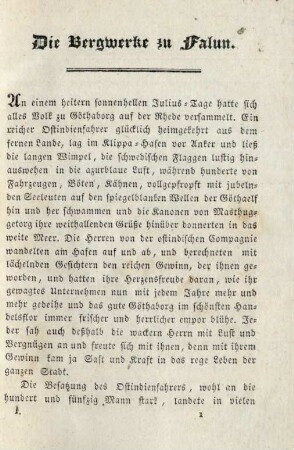 Die Bergwerke zu Falun