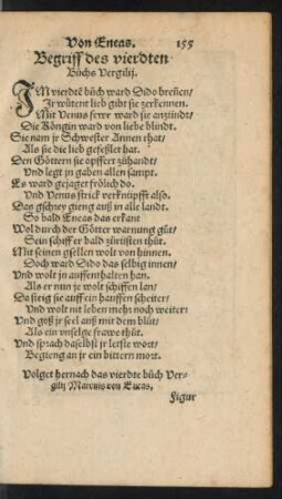 Begriff des vierdten Buchs Vergilii.