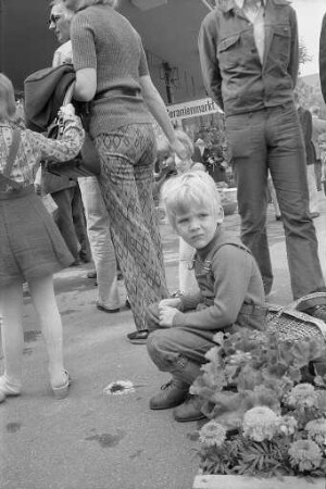 7. Karlsruher Geranienmarkt des Verbands badischer Gartenbaubetriebe auf dem Festplatz