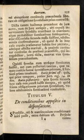 135-149, Titulus V