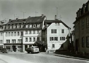 Weimar, Frauentorstraße. Gasthaus zum weißen Schwan