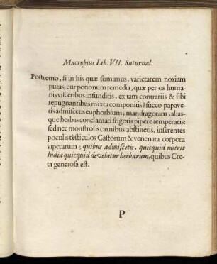 Macrobius Lib. VII. Saturnal.