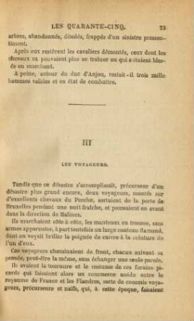 III. Les voyageurs
