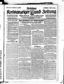 Iserlohner Kreisanzeiger und Zeitung. 1898-1949