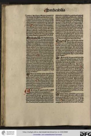 Istud est capitulum quintum et ultimum huius primi tractatus, in quo Porphirius determinat de quinto predicabili quod est accidens.