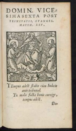 Domin. Vicesima Sexta Post Trinitatis ...