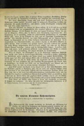 ¬Die¬ neueren Elementar-Rechenmethoden