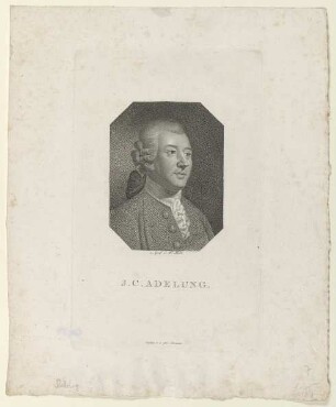 Bildnis des Johann Christoph Adelung