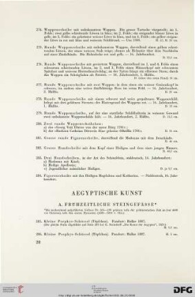 A. Frühzeitliche Steingefässe (Nr. 285-298)