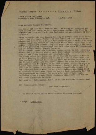 Sehr geehrte Madame Burchard, die Sache mit der Post...
