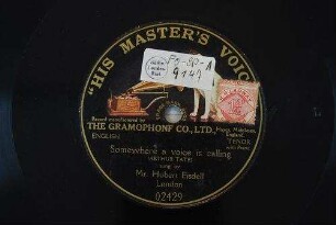 Somewhere a voice is calling / (Arthur Tate)