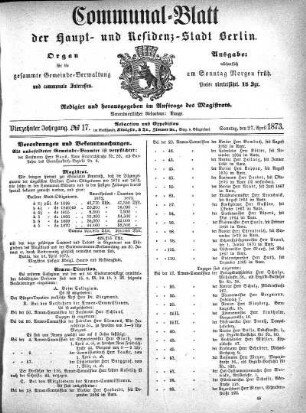1873,17: No. 17, 27. April 1873