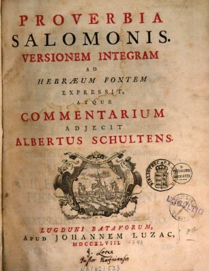 Proverbia Salomonis