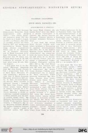 Kronika stowarzyszenia historyków sztuki