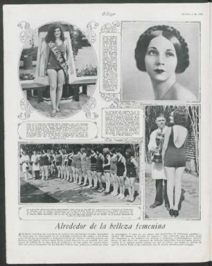 Alrededor de la belleza femenina