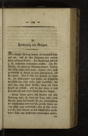 XI. Fortsetzung des Vorigen.