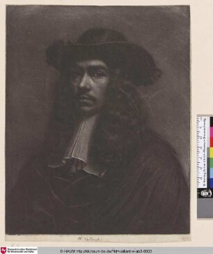 [Selbstbildnis mit Hut; Selfportrait with Hat]; W. Vaillant