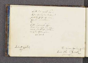 Louis Ph. Roeck. – Lübeck, 09.07.1777