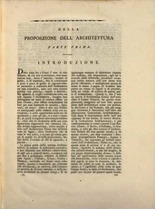 Saggio sopra il bello di proporzione in Architettura