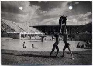 Berlin, Reichssportfeld, Olympiastadion, Schwimmstadion