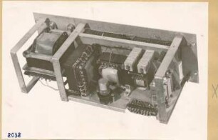 Präzisionsfrequenzmessplatz, Einschub HF 2920; Foto 1953