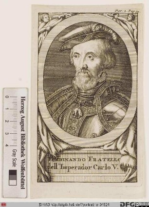 Bildnis Ferdinand I., römisch-deutscher Kaiser (reg. 1556-64)