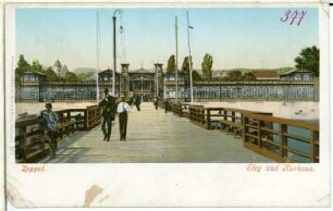 Zoppot. Steg und Kurhaus