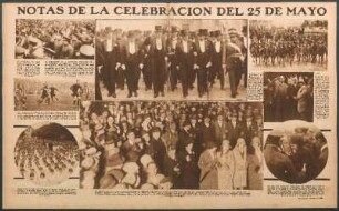 Notas de la celebración del 25 del Mayo [Fotografías]