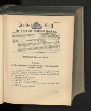 No. 46, 29. Februar 1916