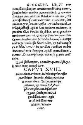 Capvt XVIII.