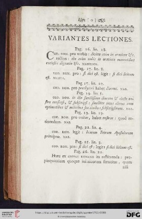 Variantes Lectiones