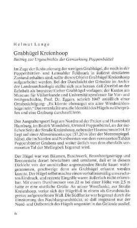 Grabhügel Kreienhoop