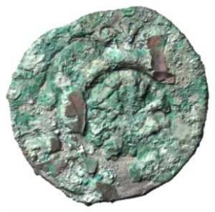 Fundmünze, Brakteat, 1150 - 1210?