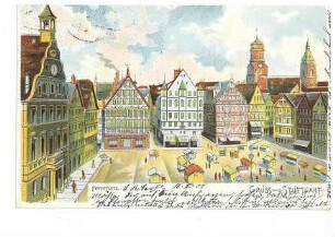 Marktplatz in Stuttgart