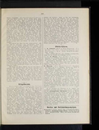 Kriegsliteratur.