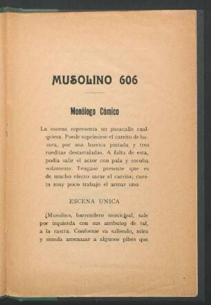 Escena única