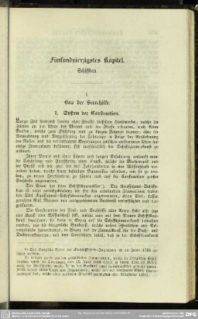 Fünfundvierzigstes Kapitel. Schiffbau