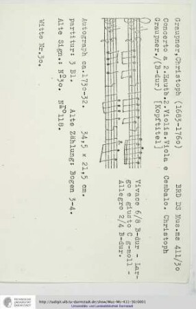 Konzert B-Dur