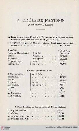 2˚ Itinéraire d'Antonin