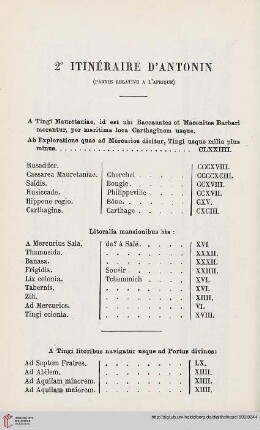 2˚ Itinéraire d'Antonin